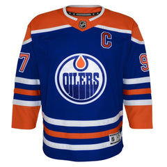NHL Connor McDavid Edmonton Oilers Youth Home Premier Player Jersey - Royal