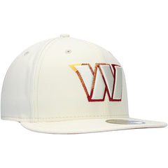 Washington Commanders New Era Chrome Color Dim 59FIFTY Fitted Hat Cream