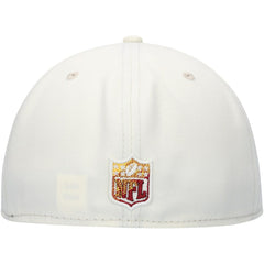 Washington Commanders New Era Chrome Color Dim 59FIFTY Fitted Hat Cream