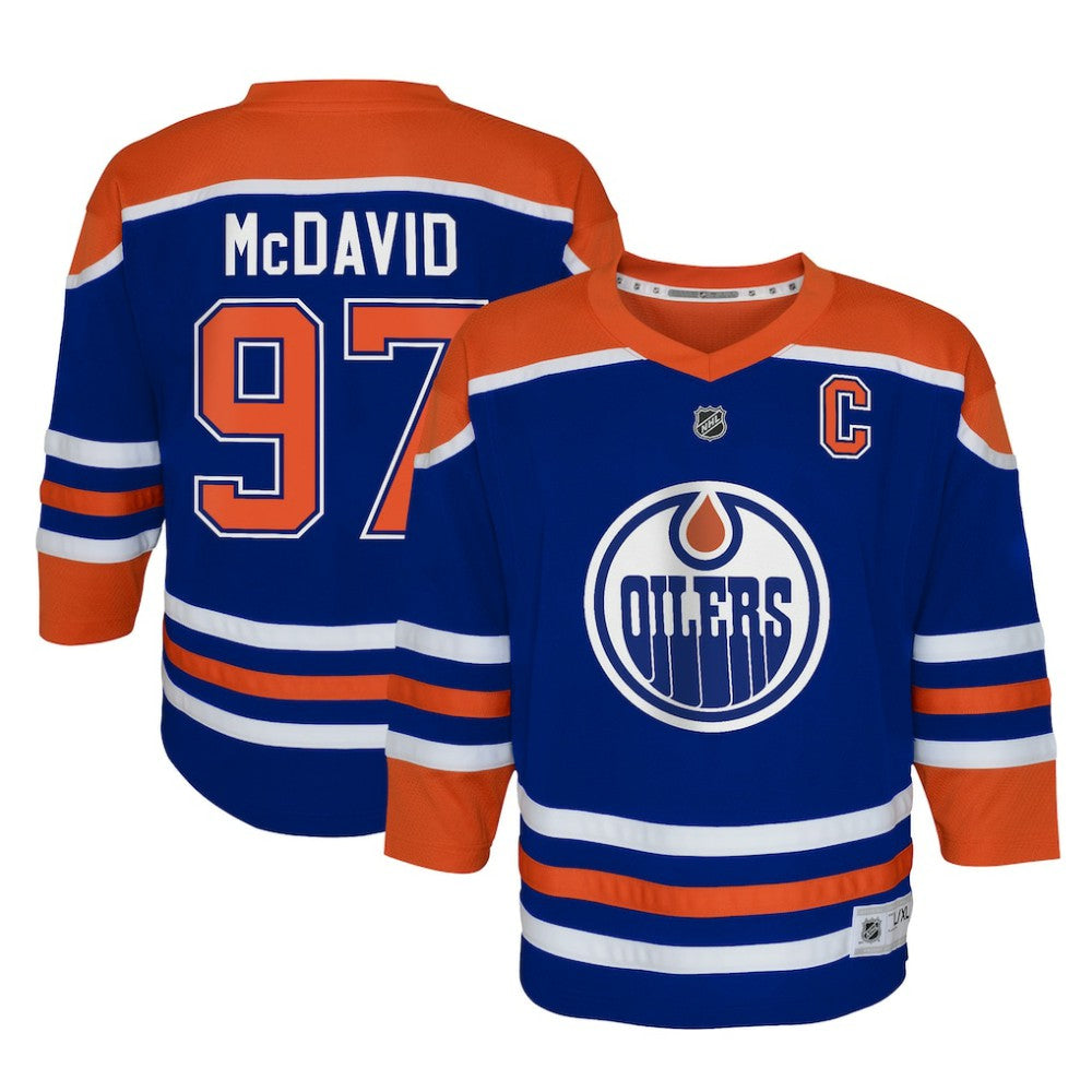 NHL Connor McDavid Edmonton Oilers Youth Home Replica Player Jersey - Royal