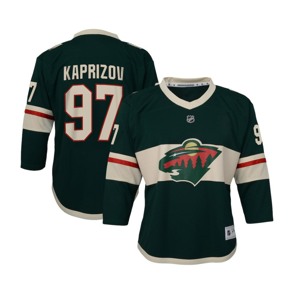 NHL Kirill Kaprizov Minnesota Wild Youth Home Replica Player Jersey - Green