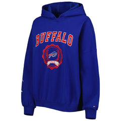 Buffalo Bills Tommy Hilfiger Women's Becca Drop Shoulder Pullover Hoodie Royal