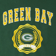 Green Bay Packers Tommy Hilfiger Women's Becca Drop Shoulder Pullover Hoodie Green