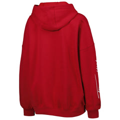 Tampa Bay Buccaneers Tommy Hilfiger Women's Becca Drop Shoulder Pullover Hoodie Red