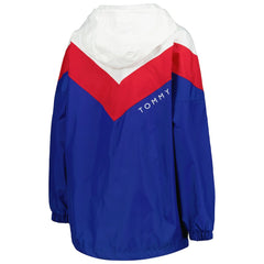Buffalo Bills Tommy Hilfiger Women's Staci Half-Zip Hoodie Windbreaker Jacket White/Red