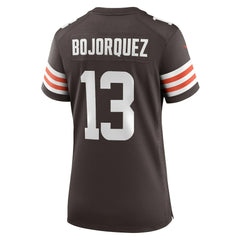 NFL Corey Bojorquez Cleveland Browns Women's Game Jersey - Brown
