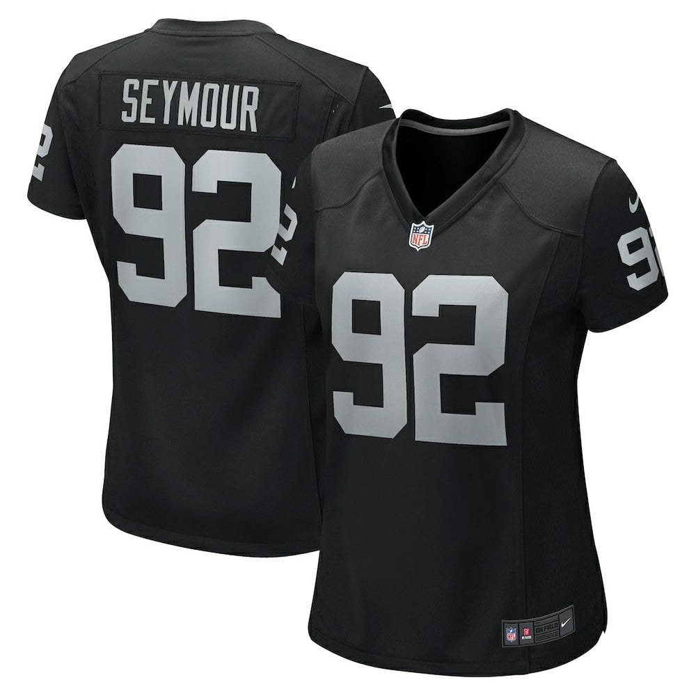 NFL Richard Seymour Las Vegas Raiders Women's Retired Player Game Jersey - Black