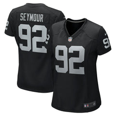 NFL Richard Seymour Las Vegas Raiders Women's Retired Player Game Jersey - Black