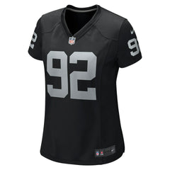NFL Richard Seymour Las Vegas Raiders Women's Retired Player Game Jersey - Black