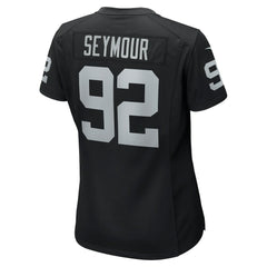 NFL Richard Seymour Las Vegas Raiders Women's Retired Player Game Jersey - Black