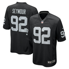 NFL Richard Seymour Las Vegas Raiders Retired Player Game Jersey - Black
