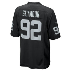 NFL Richard Seymour Las Vegas Raiders Retired Player Game Jersey - Black