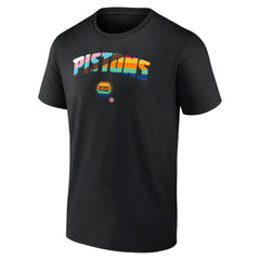 Detroit Pistons Pride T-Shirt Black