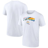 Detroit Pistons Pride T-Shirt White