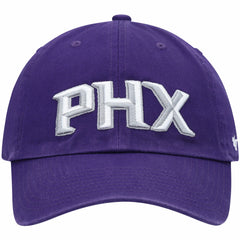 Phoenix Suns '47 Clean Up Wordmark Adjustable Hat Purple