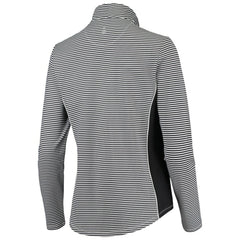 St. Louis Cardinals Tommy Bahama Women's Aubrey Stripe Block IslandZone Half-Zip Jacket - Black Jackets