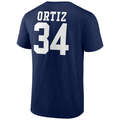 David Ortiz Boston Red Sox Fanatics Logo Graphic T-Shirt - Navy T-shirts