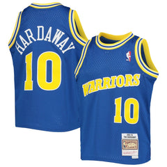 NBA Tim Hardaway Golden State Warriors Youth 1990/91 Hardwood Classics Swingman Jersey sale - Royal