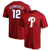 Kyle Schwarber Philadelphia Phillies Fanatics Big & Tall Name & Number T-Shirt - Red T-shirts