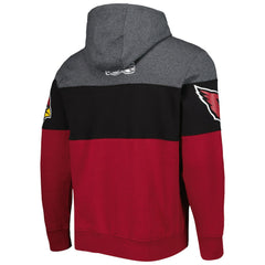 Arizona Cardinals Starter Extreme Pullover Hoodie Heather Charcoal/Cardinal