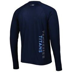 Tennessee Titans MSX by Michael Strahan Interval Long Sleeve Raglan T-Shirt Navy