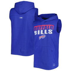 Buffalo Bills MSX by Michael Strahan Relay Sleeveless Pullover Hoodie Royal