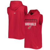 Arizona Cardinals MSX by Michael Strahan Relay Sleeveless Pullover Hoodie Cardinal