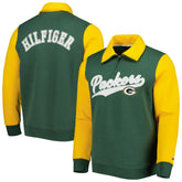 Green Bay Packers Tommy Hilfiger Aiden Quarter-Zip Sweatshirt Green/Gold