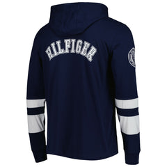 Tennessee Titans Tommy Hilfiger Alex Long Sleeve Hoodie T-Shirt Navy/White