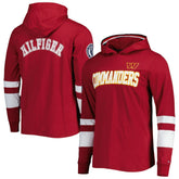 Washington Commanders Tommy Hilfiger Alex Long Sleeve Hoodie T-Shirt Burgundy/White