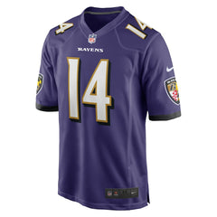 NFL Kyle Hamilton Baltimore Ravens Player Game Jersey - Purple