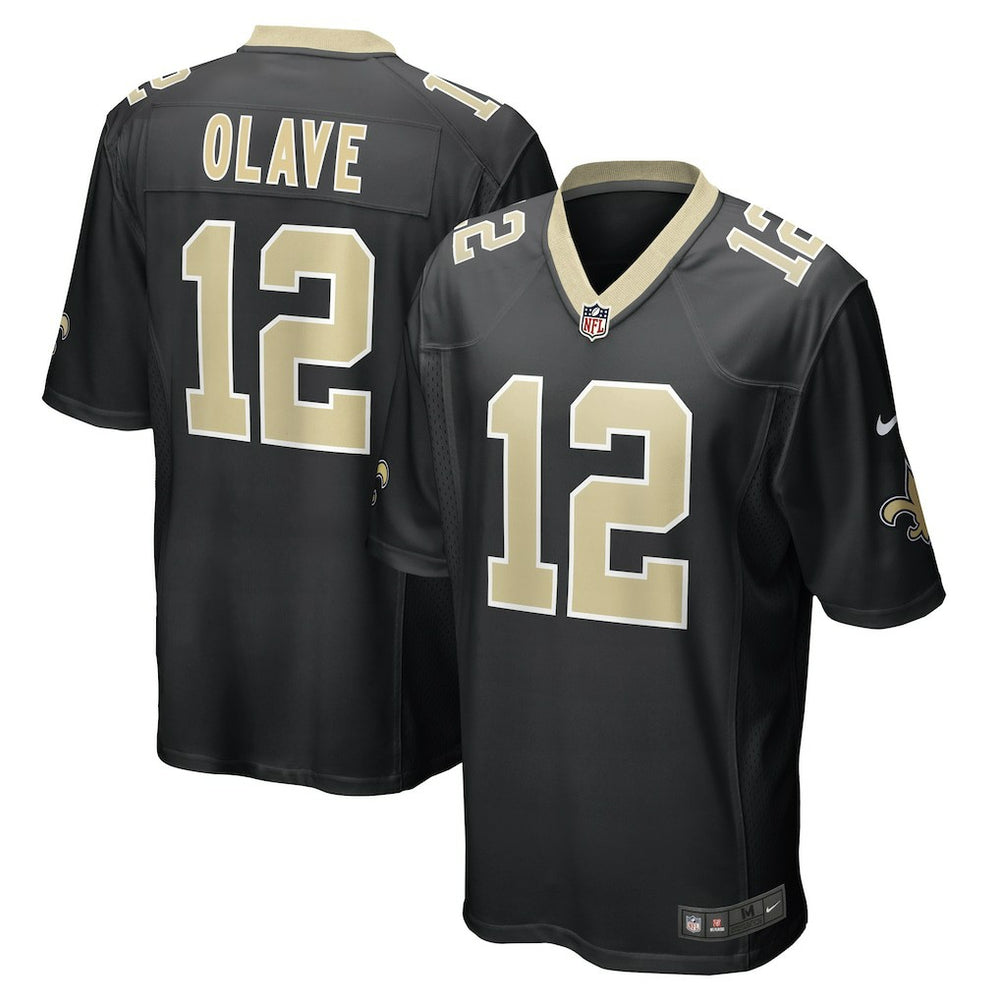 NFL Chris Olave New Orleans Saints Player Game Jersey - Black