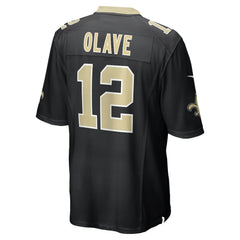 NFL Chris Olave New Orleans Saints Player Game Jersey - Black