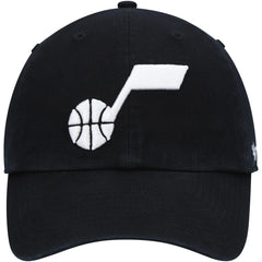 Utah Jazz '47 Core Logo Clean Up Adjustable Hat Black