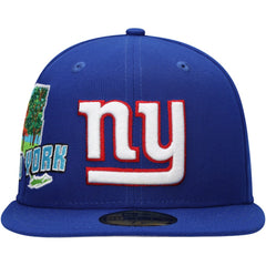New York Giants New Era Stateview 59FIFTY Fitted Hat Royal