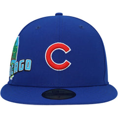 Chicago Cubs New Era Stateview 59FIFTY Fitted Hat - Royal Hats