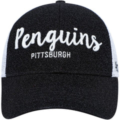 NHL Pittsburgh Penguins '47 Women's Encore MVP Trucker Snapback Hat - Black/White