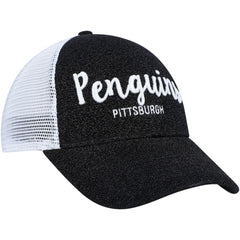NHL Pittsburgh Penguins '47 Women's Encore MVP Trucker Snapback Hat - Black/White