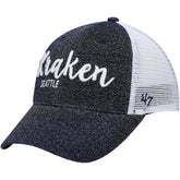 NHL Seattle Kraken '47 Women's Encore MVP Trucker Snapback Hat - Navy/