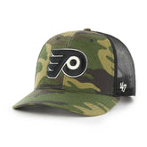 NHL Philadelphia Flyers '47 Trucker Snapback Hat - Camo/Black