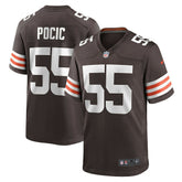 Ethan Pocic Cleveland Browns Game Jersey Brown