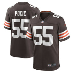 NFL Ethan Pocic Cleveland Browns Game Jersey - Brown