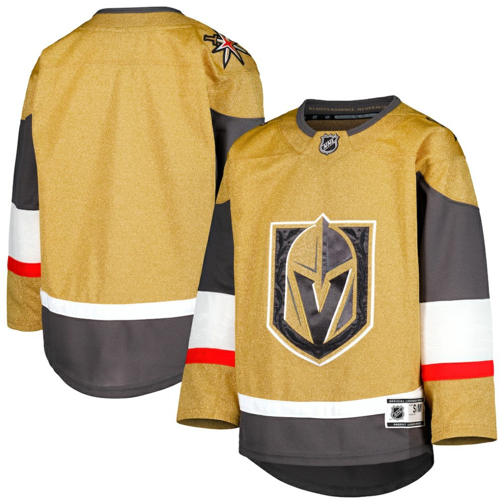 NHL Vegas Golden Knights Youth 2021/22 Home Premier Jersey - Gold