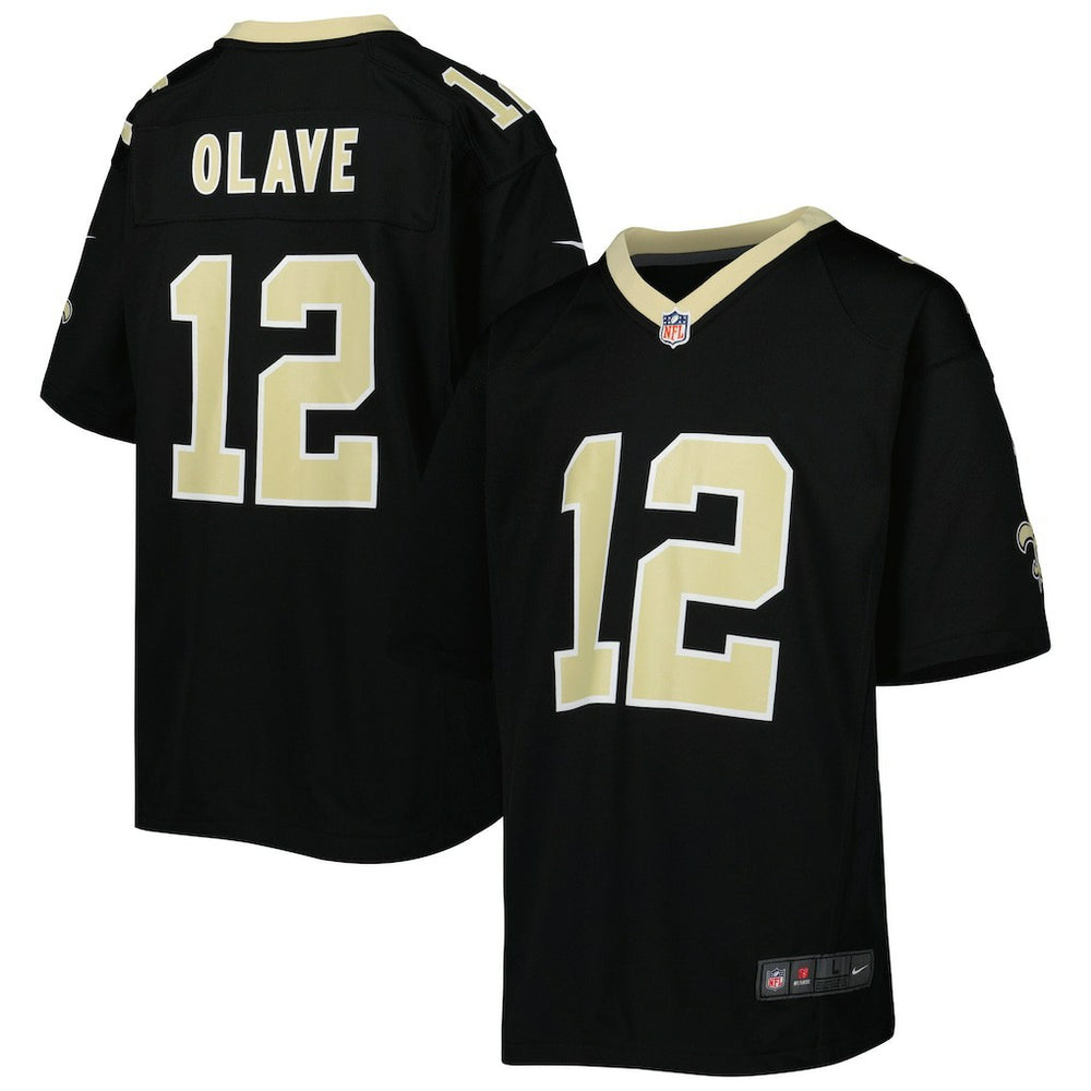 NFL Chris Olave New Orleans Saints Youth Game Jersey - Black