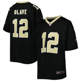 Chris Olave New Orleans Saints Youth Game Jersey Black