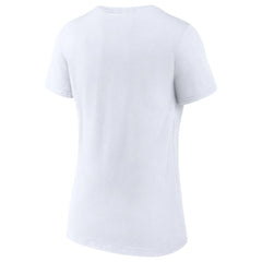 Boston Celtics Women's 2022 Eastern Conference Champions Locker Room V-Neck T-Shirt White