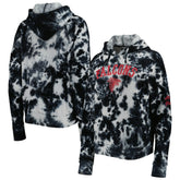 Atlanta Falcons New Era Women's Cloud Dye Fleece Pullover Hoodie Black