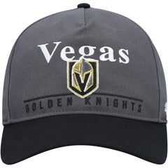 NHL Vegas Golden Knights '47 Super Hitch Adjustable Snapback Hat - Charcoal/Black