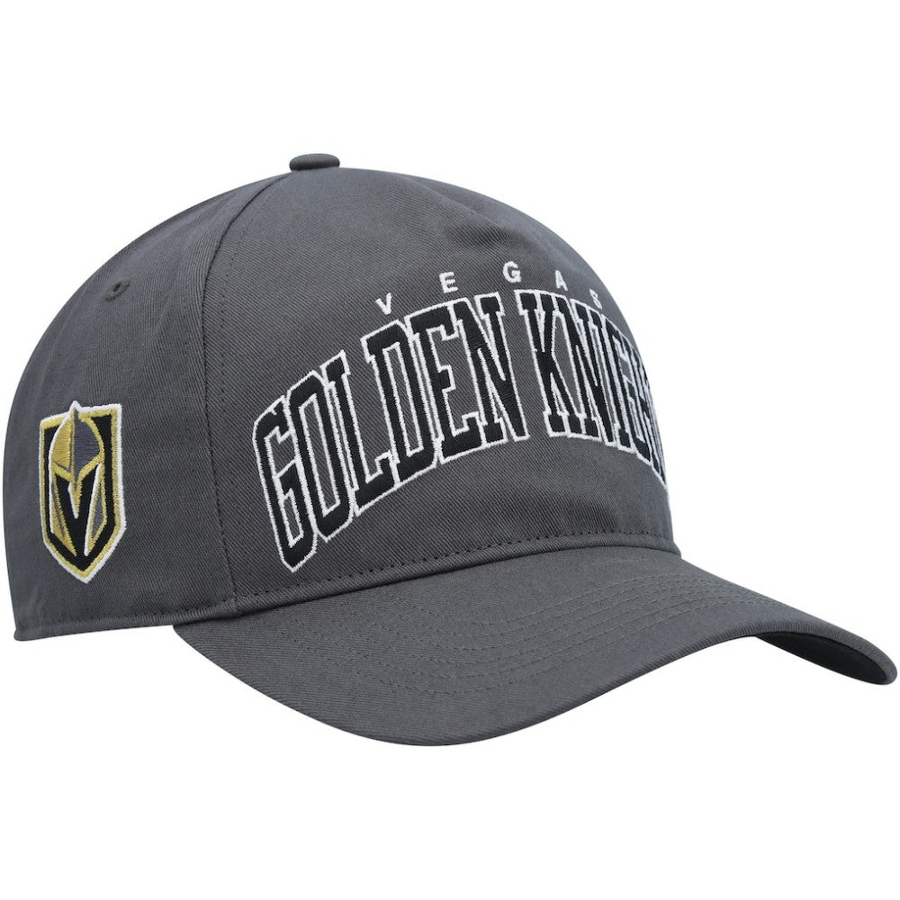 NHL Vegas Golden Knights '47 Block Arch Hitch Snapback Hat - Charcoal
