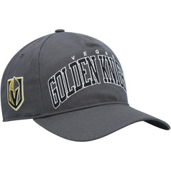 NHL Vegas Golden Knights '47 Block Arch Hitch Snapback Hat - Charcoal
